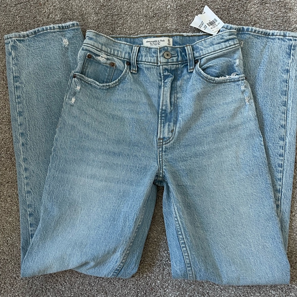 Abercrombie & Fitch Ultra High Rise 90s Straight